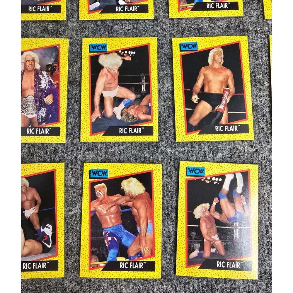 WCW 1991 Ric Flair Trading Card Set Licensed By Turner - Picture 4 of 7